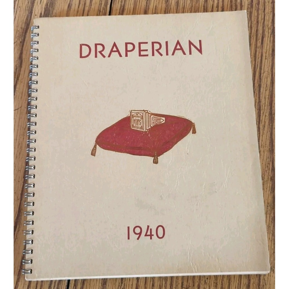 1940 Draper High School Yearbook Schenectady New York Draperian Vintage Annual